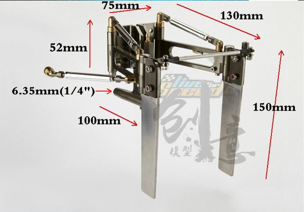 Ụ Chân Vịt 6.35Mm Liền Thước Lái Song Song Loại 2