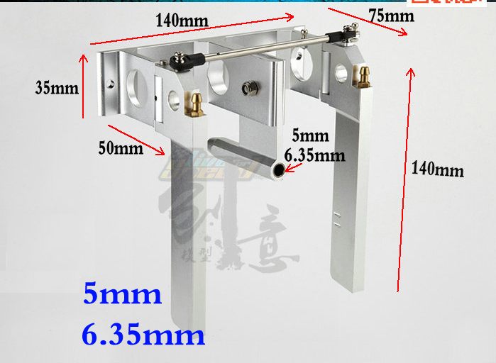 Ụ Chân Vịt 6.35Mm Liền Thước Lái Song Song Loại 1