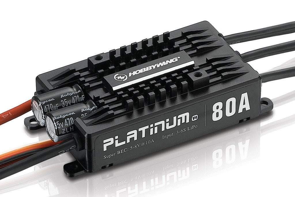 Hobbywing Platinum 80A V4 Brushless Esc For Rc Model