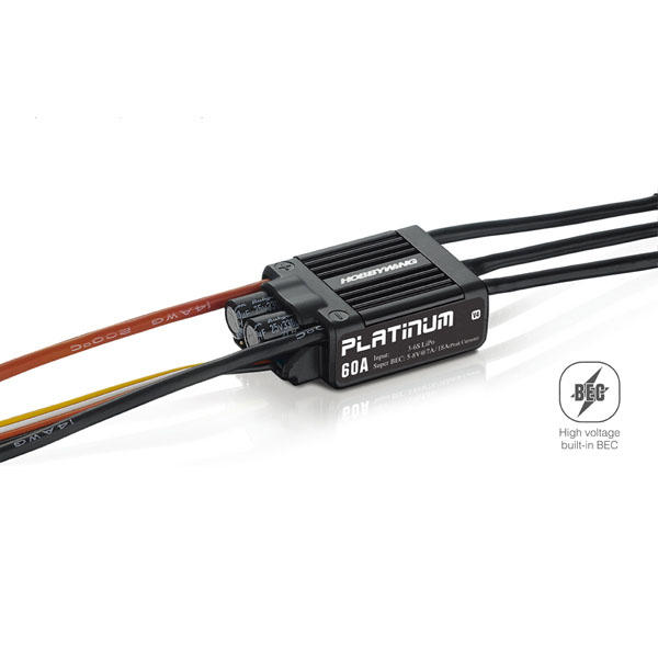 Hobbywing Platinum 60A V4 Brushless Esc For Rc Model