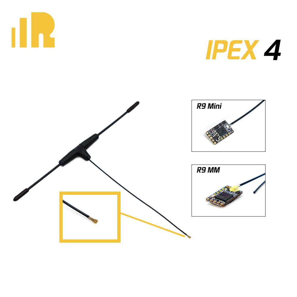 Frsky 900Mhz Ipex4 Dipole T Antenna For R9 Mini / R9 Mm Receiver