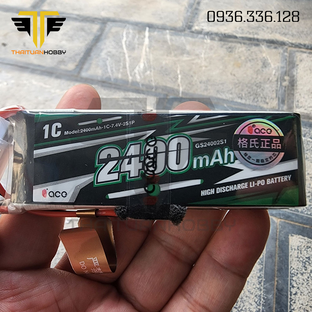 Gens Ace 2400mah 7.4v Dòng Xả 1C