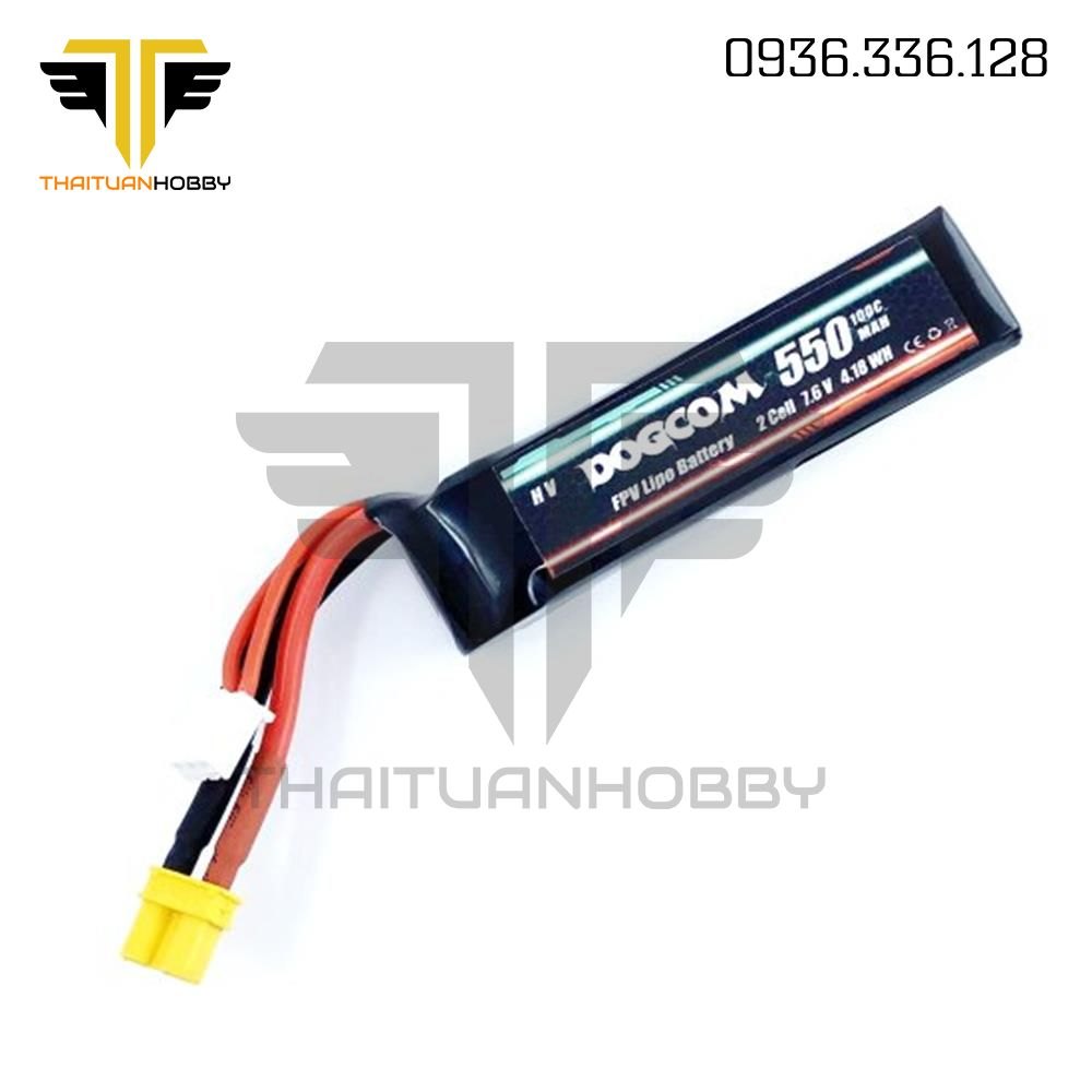 Dogcom 550mah 7.6v 2s 100C