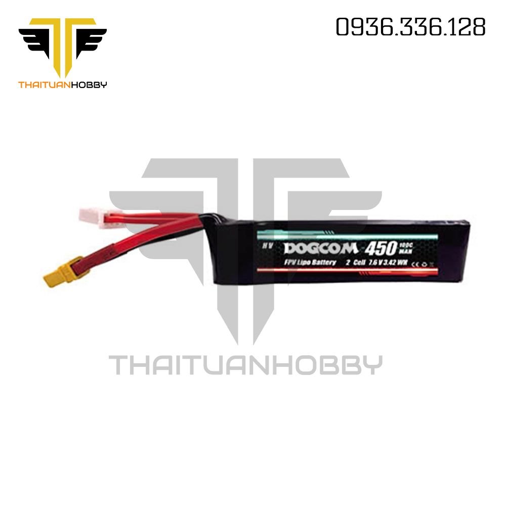 Dogcom 450mah 7.6v 2s 100C