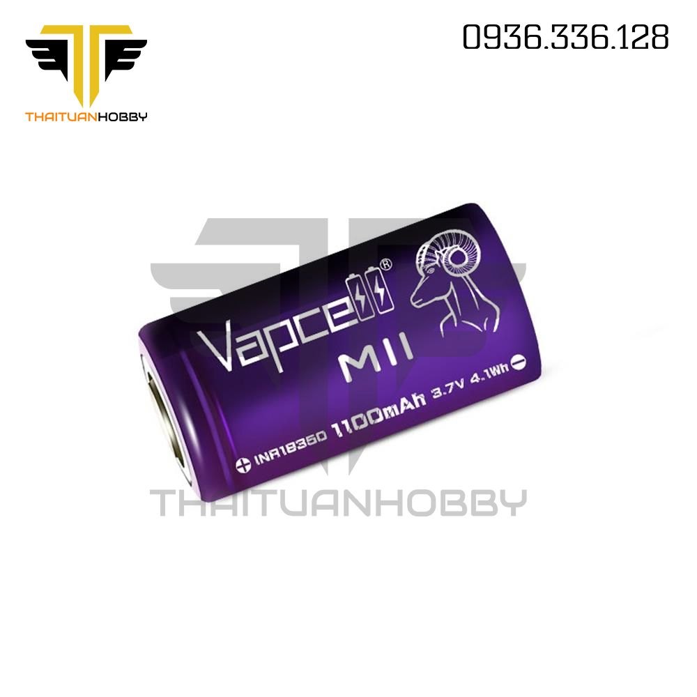 Pin Sạc Vapcell 18350 Dung Lượng 1100mah Dòng Xả 9a Cho Tay Zorro