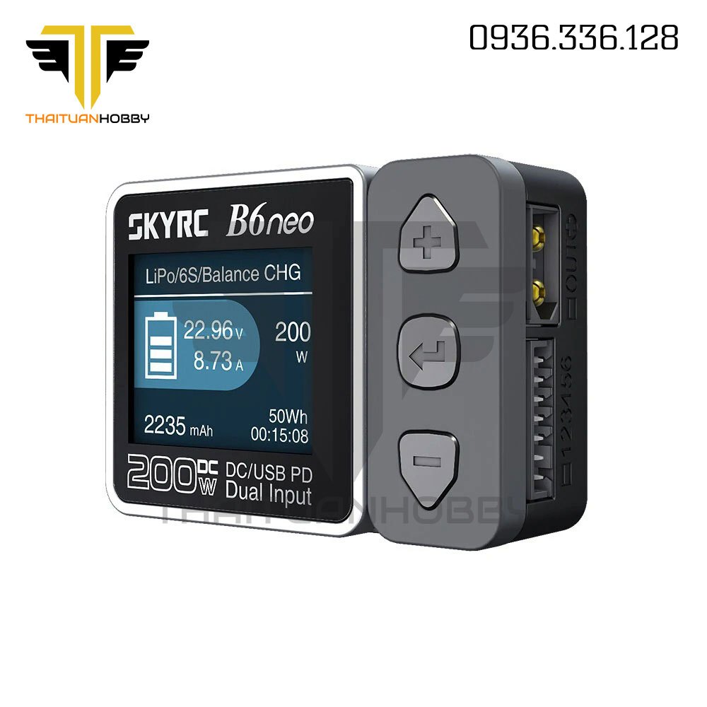 Sạc Pin SkyRC B6 Neo 200w Dc/Pd Dual Input - Grey