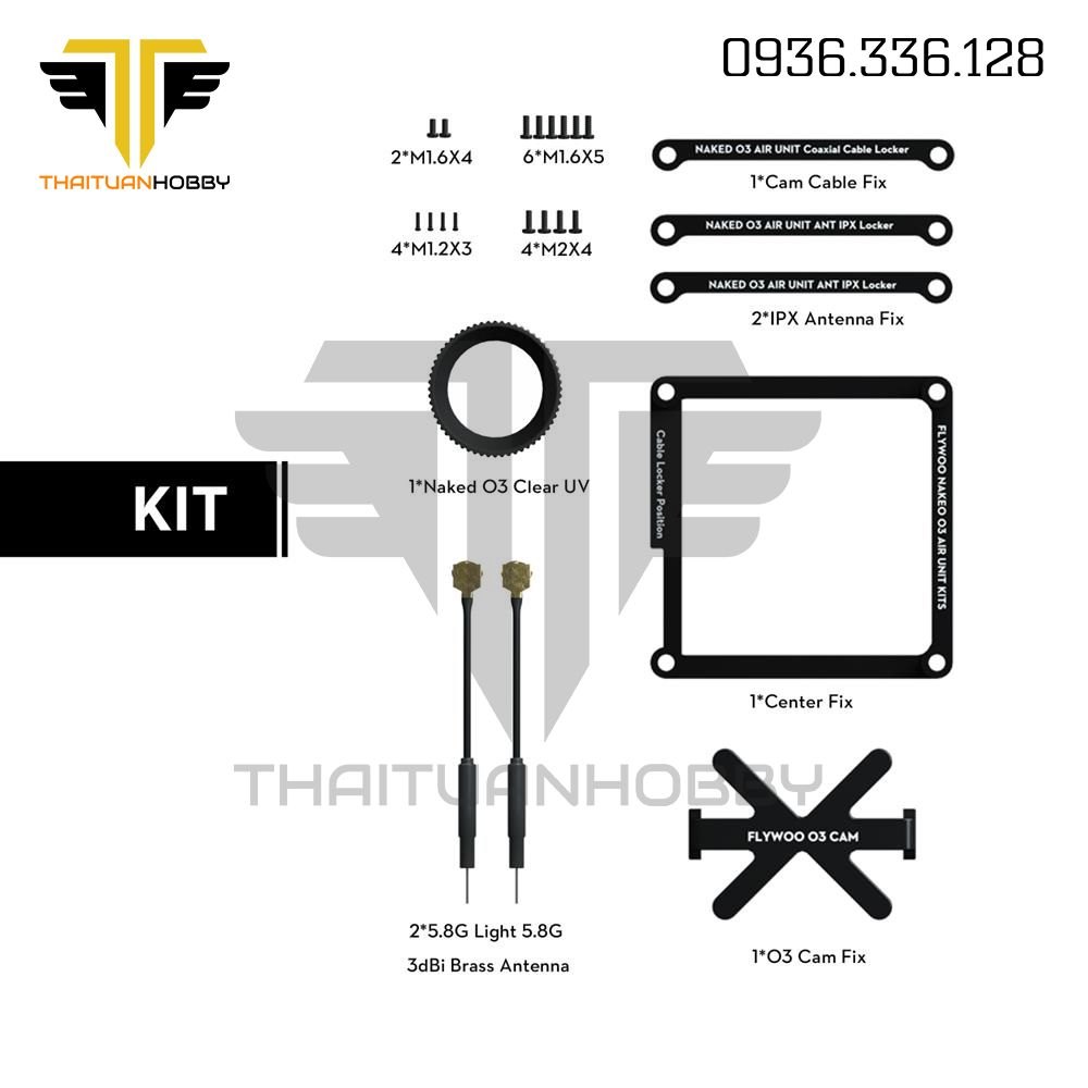 Flywoo Naked O3 Upgrade Case kit