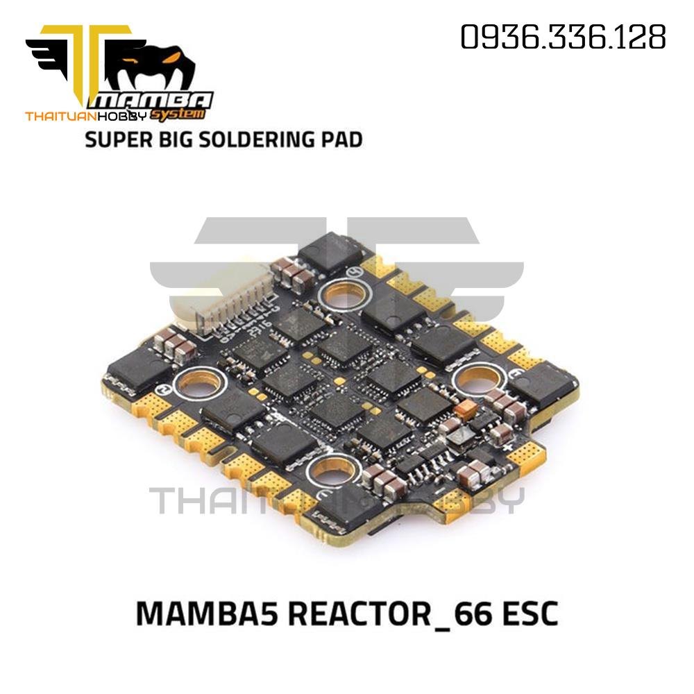 Mạch Điều Tốc Mamba 5 Reactor 66 Esc Blheli32 4in1 Esc 66a 6s