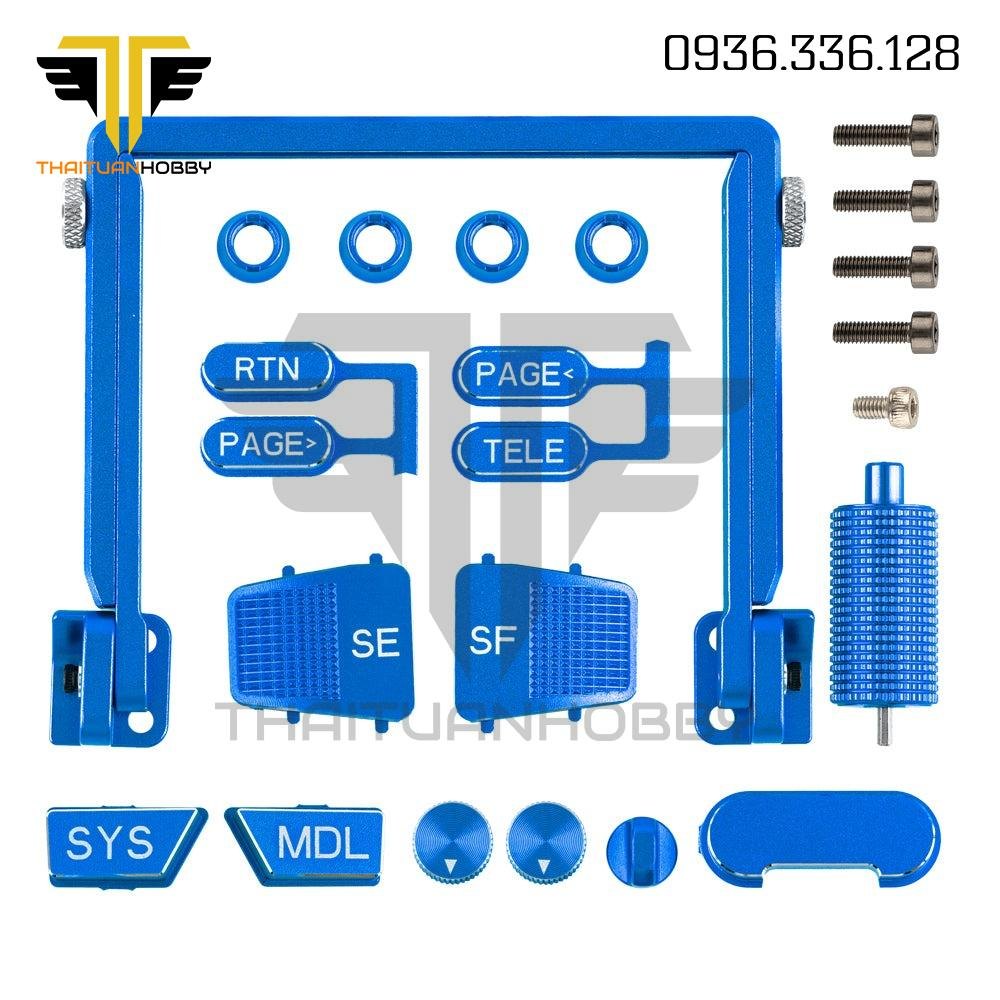 Bộ Nút Nhôm Cnc Nâng Cấp Cho Radiomaster Boxer - Blue