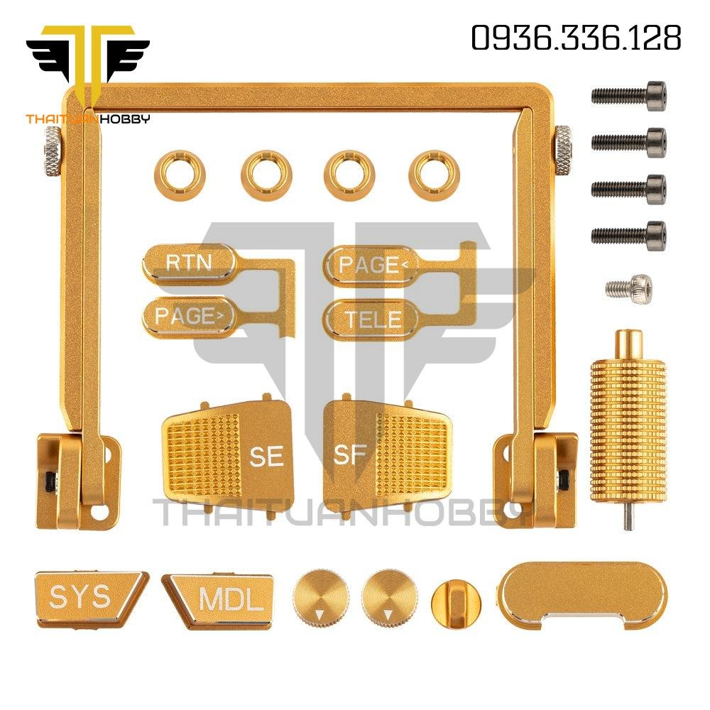 Bộ Nút Nhôm Cnc Nâng Cấp Cho Radiomaster Boxer - Gold