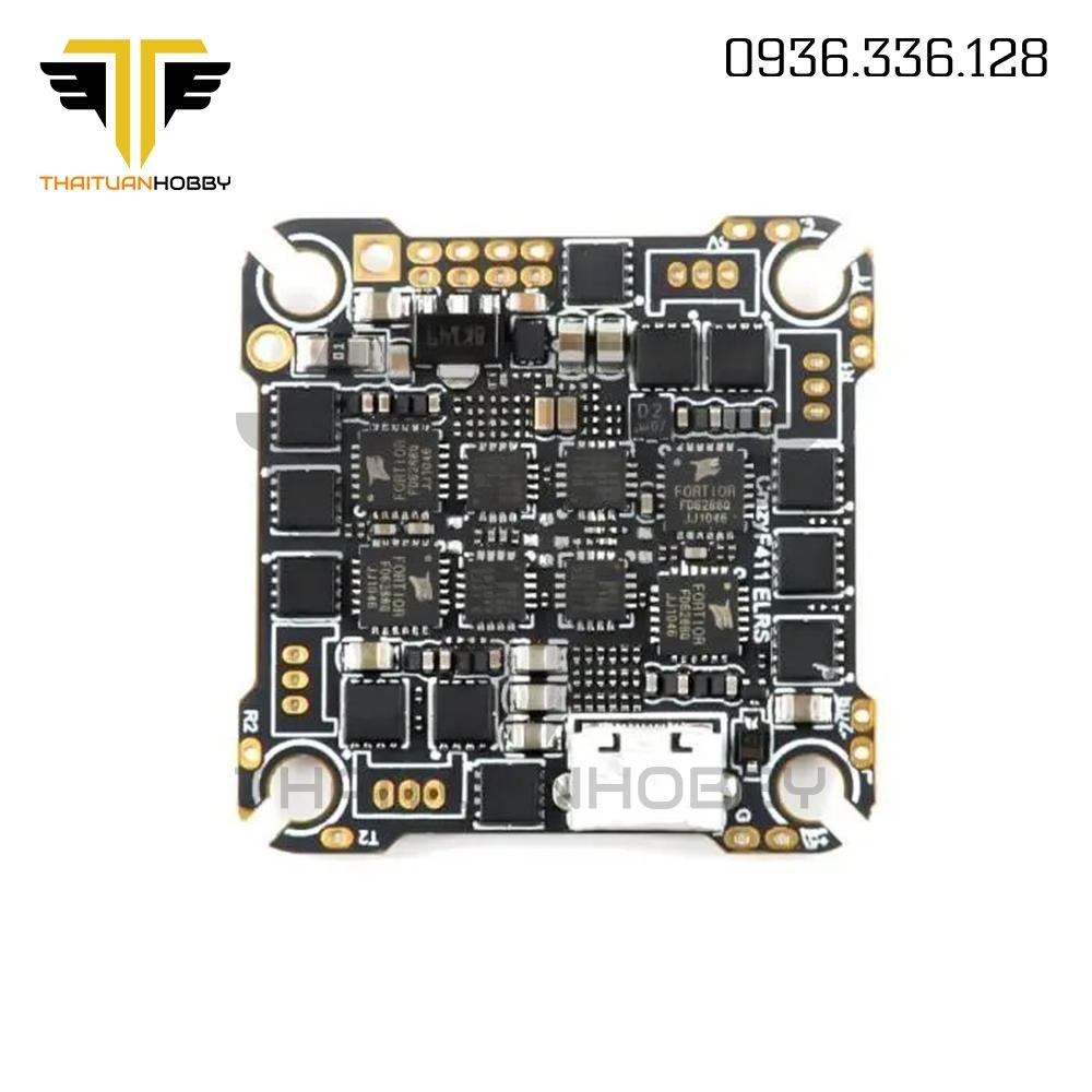 Mạch Bay Happymodel Crazy F411 AIO - F4 FC + 20A ESC + OSD - ELRS 2.4GHz