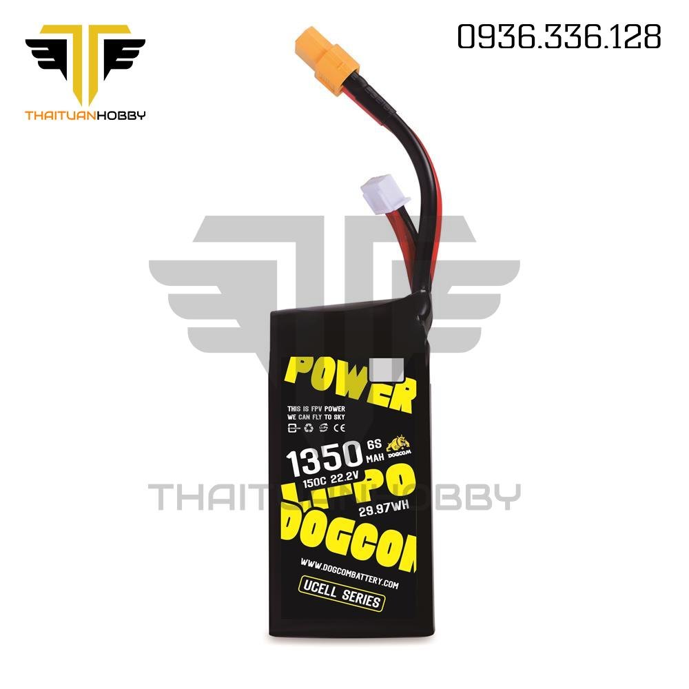 Dogcom UCELL 1350mah 6s 150c Xt60