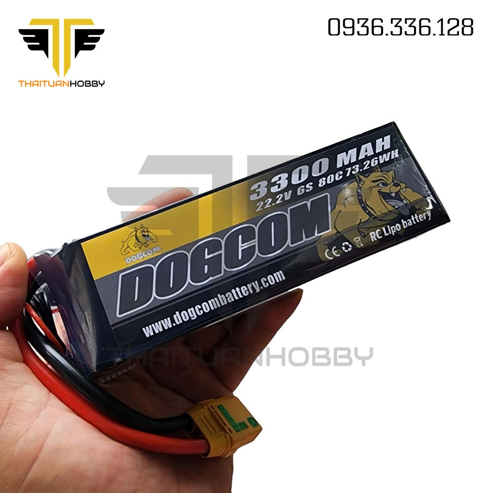 Dogcom 3300mah 6s 80c