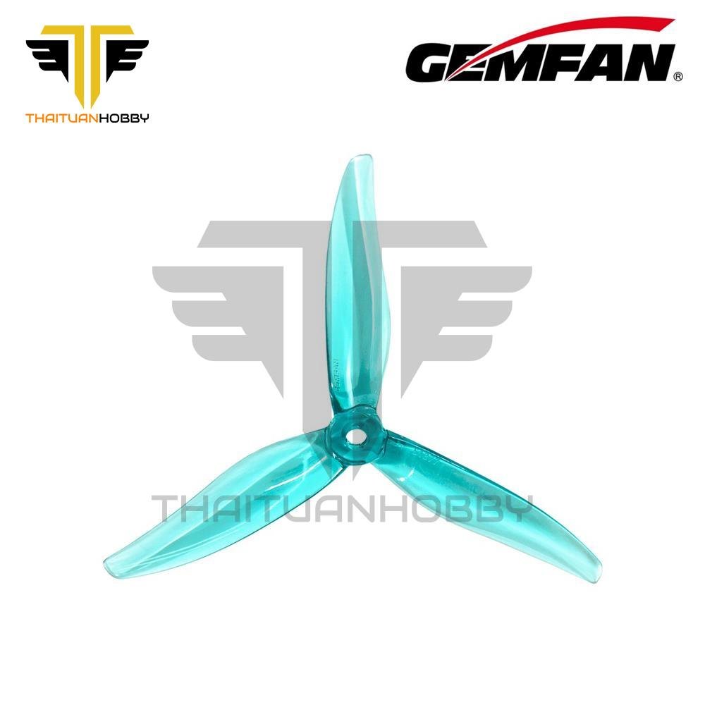 Bộ 4 Cánh Quạt Gemfan Hurricance MAX 51377 - Transparent Cyan