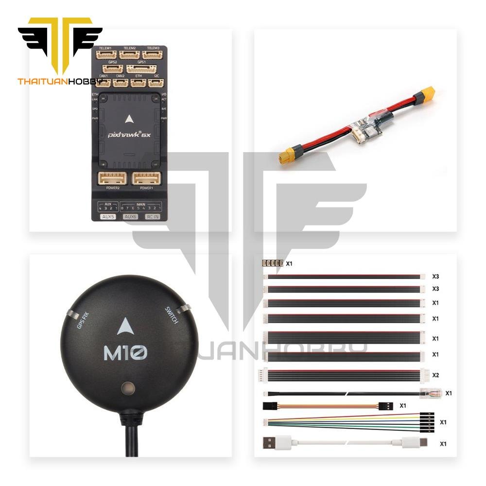 Holybro Pixhawk 6x(ICM-45686) Standard Set + M10 Gps - V2a