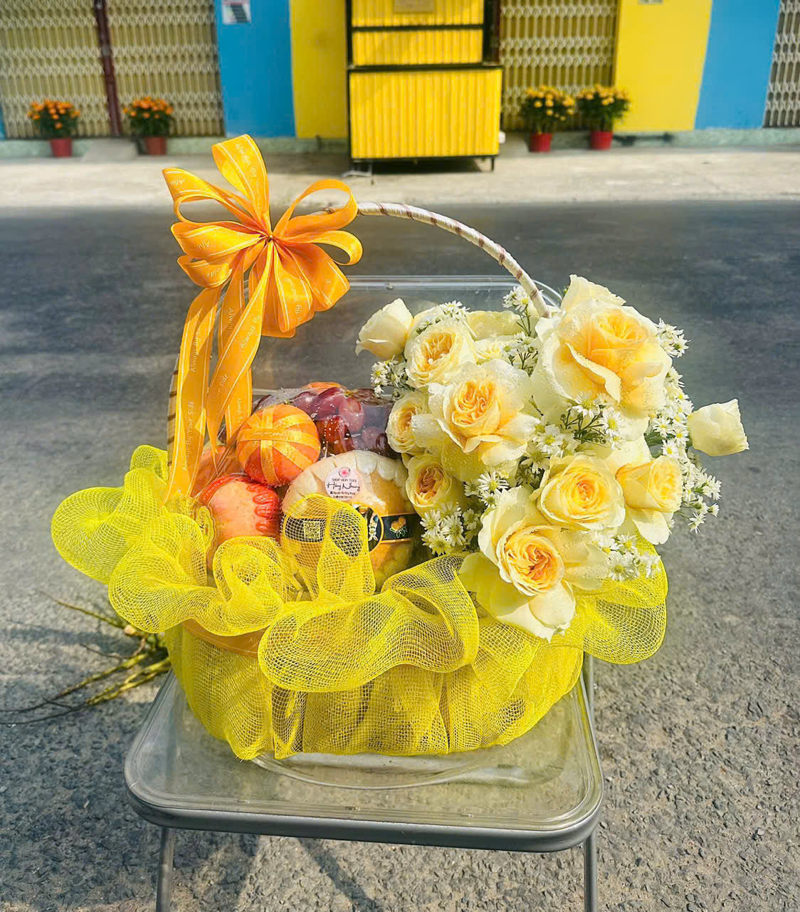 Giỏ hoa trái cây K009