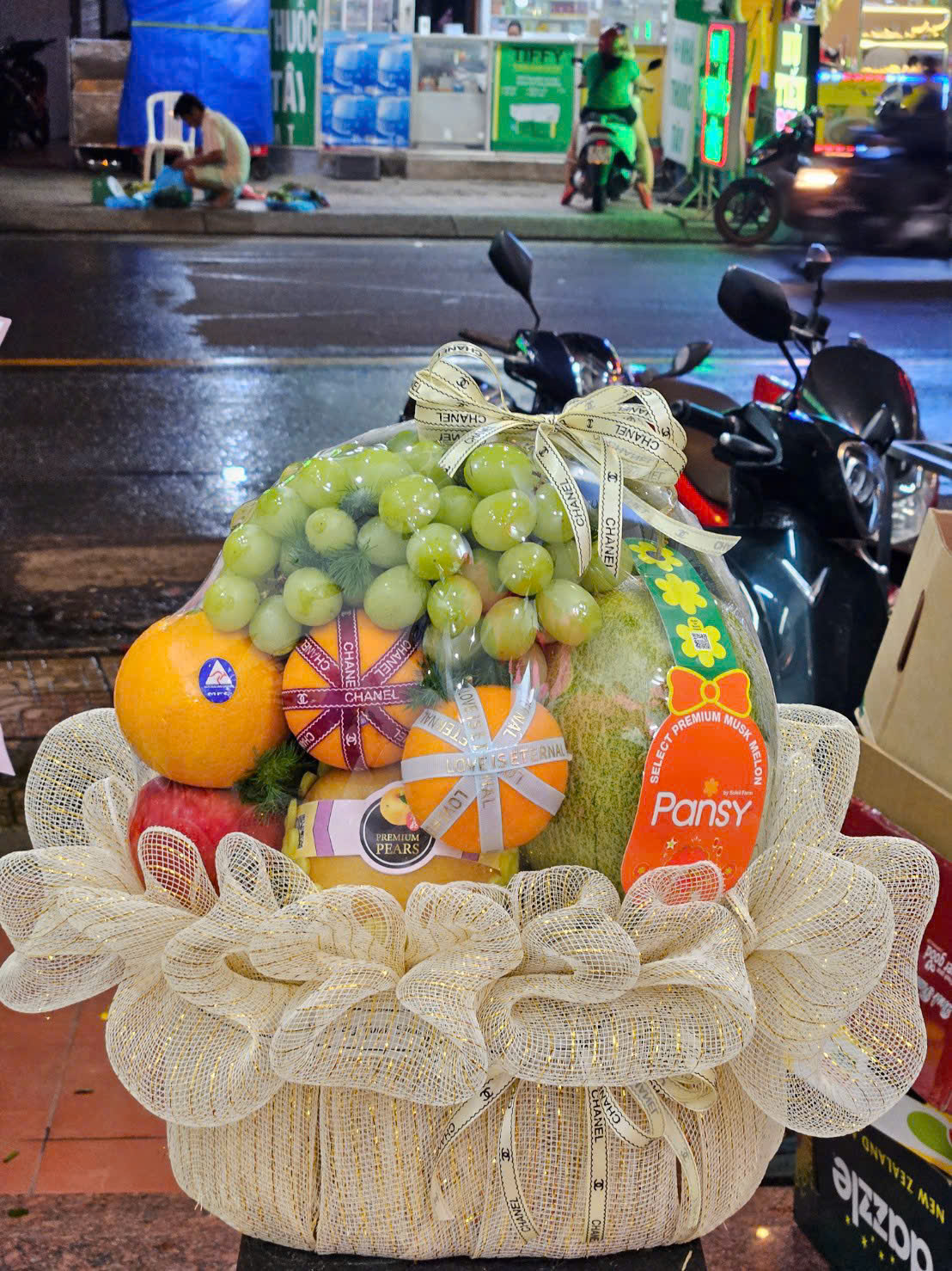 Giỏ hoa trái cây K013