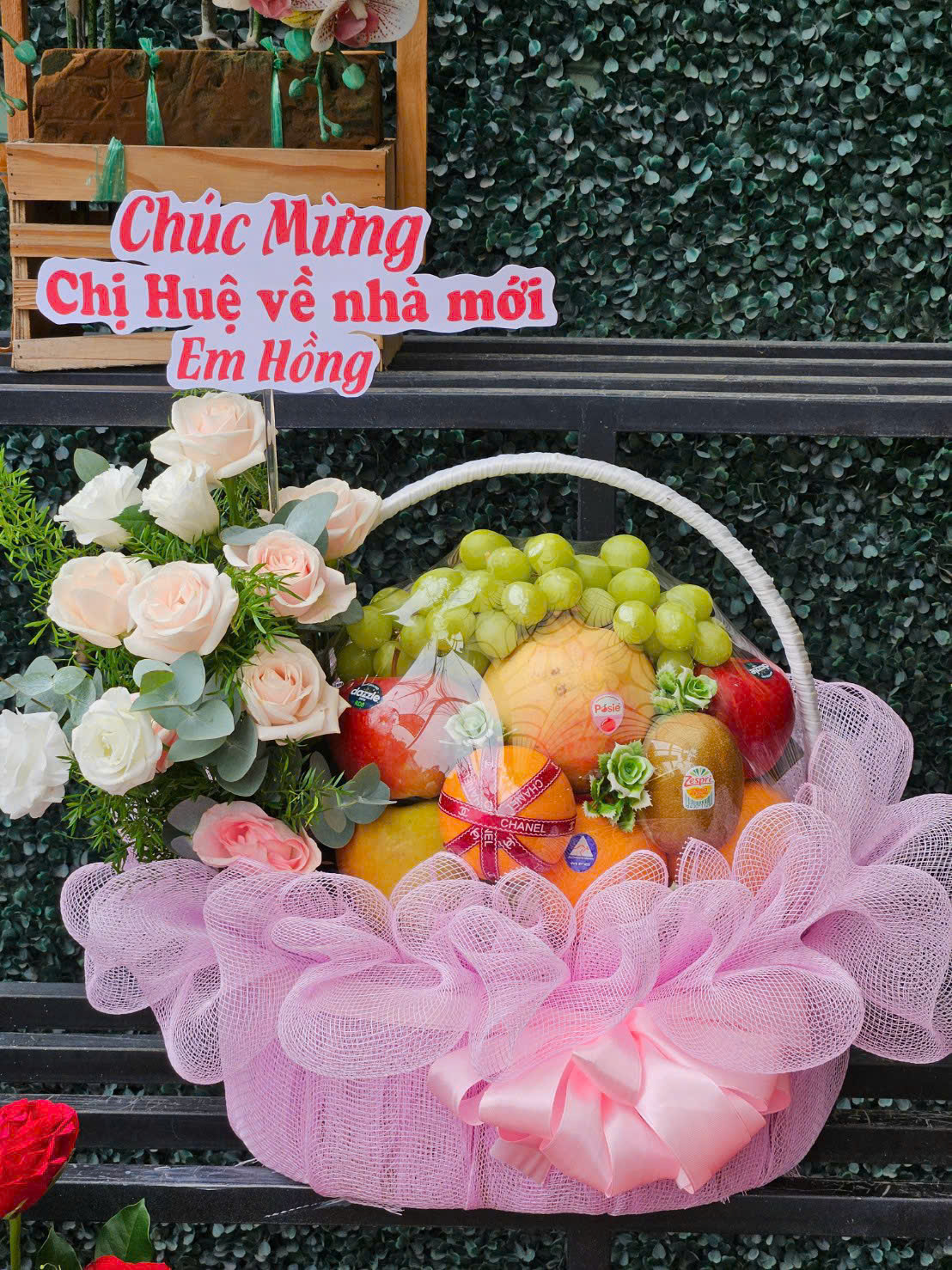 Giỏ hoa trái cây K014