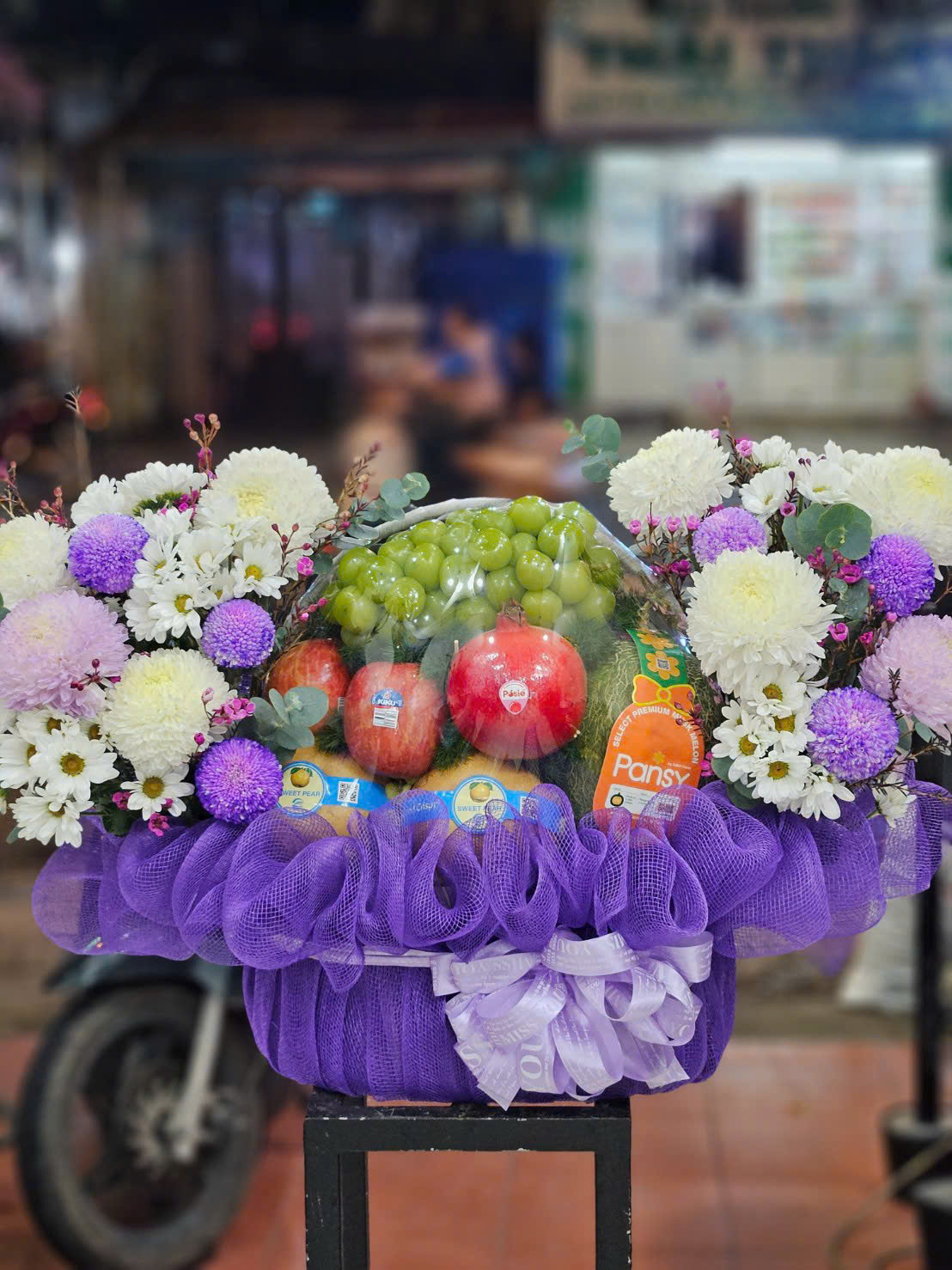 Giỏ hoa trái cây K016