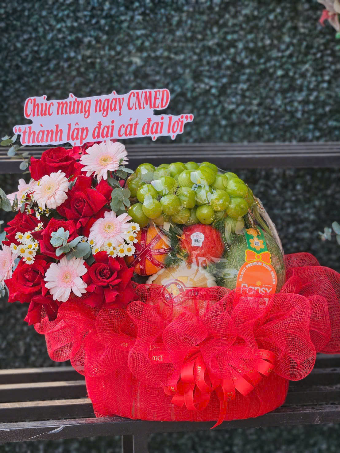 Giỏ hoa trái cây K017