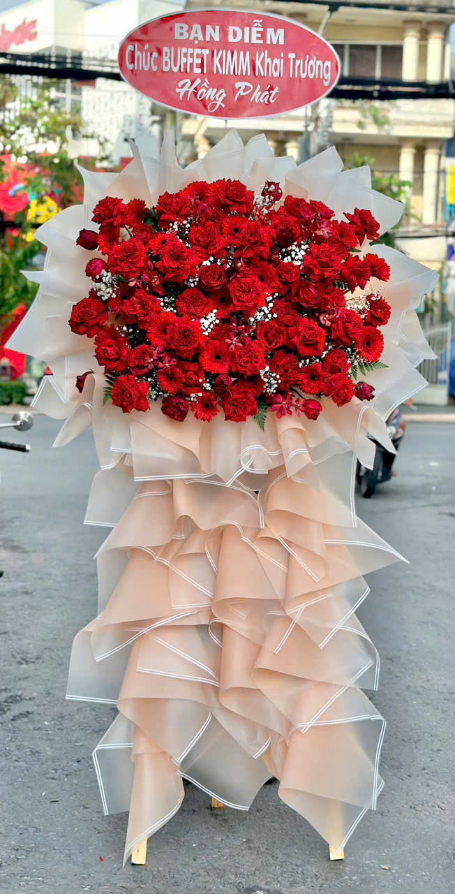 Kệ hoa chúc mừng D013