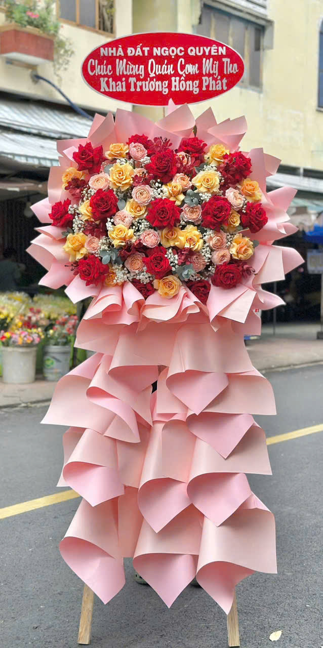 Kệ hoa chúc mừng D014