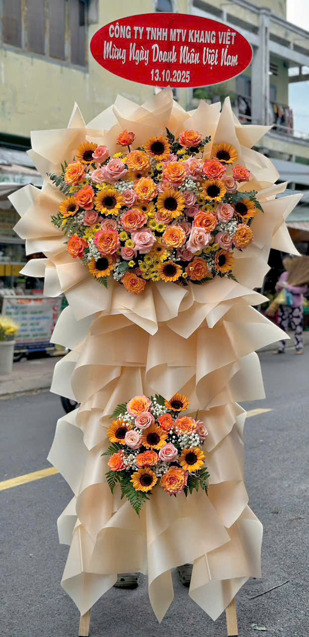 Kệ hoa chúc mừng D015
