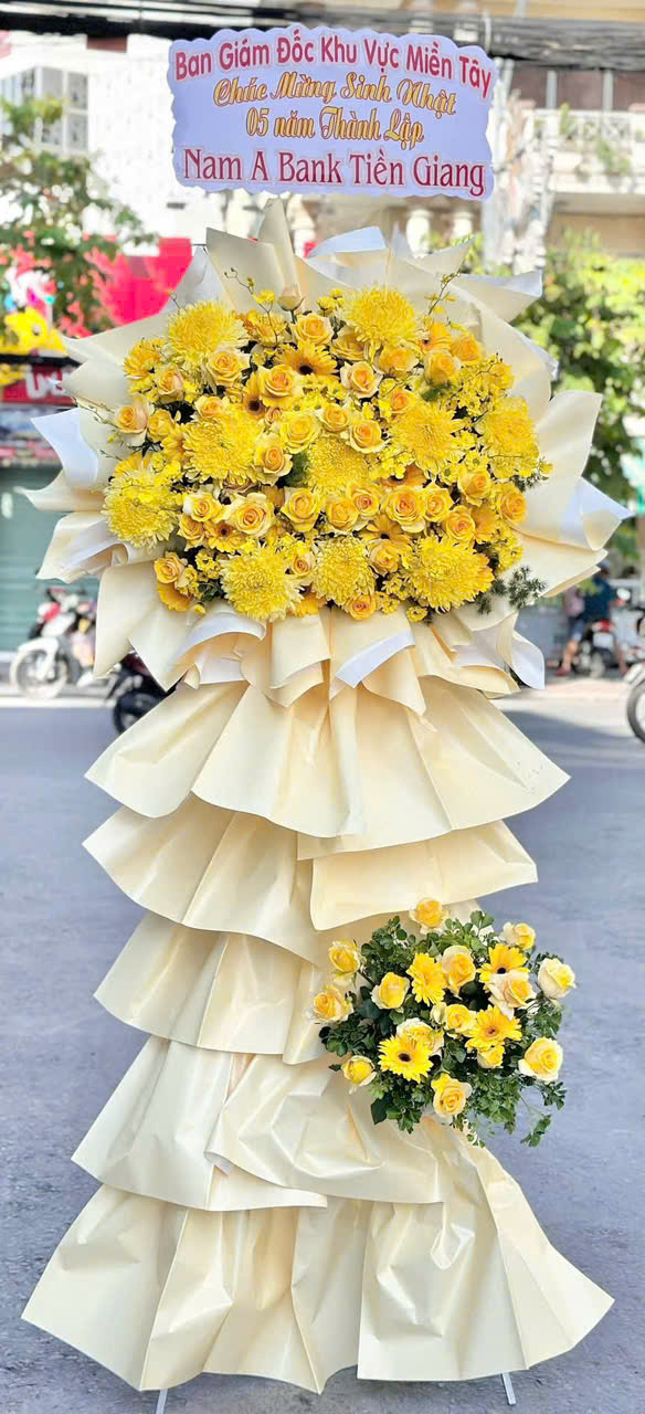Kệ hoa chúc mừng D016