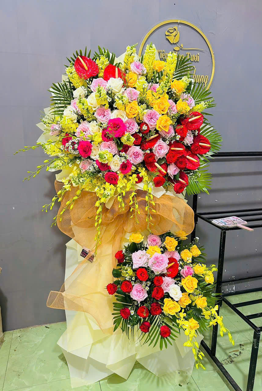 Kệ hoa chúc mừng D019