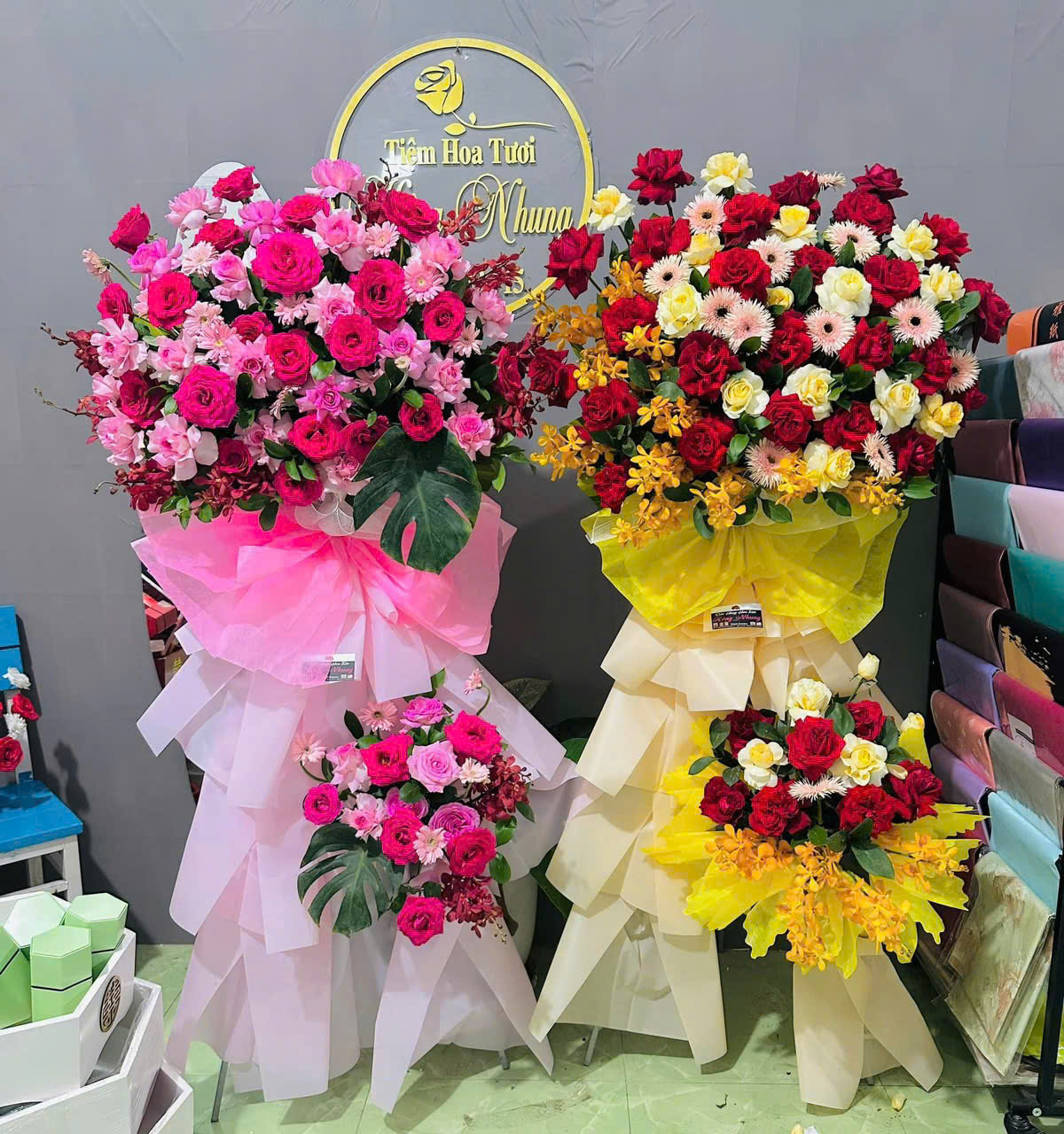 Kệ hoa chúc mừng D026