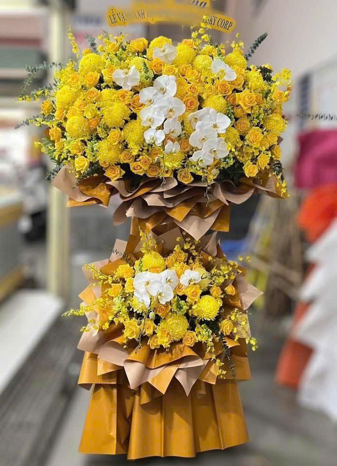 Kệ hoa chúc mừng D032