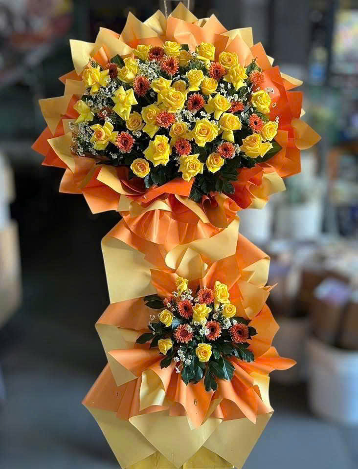Kệ hoa chúc mừng D035