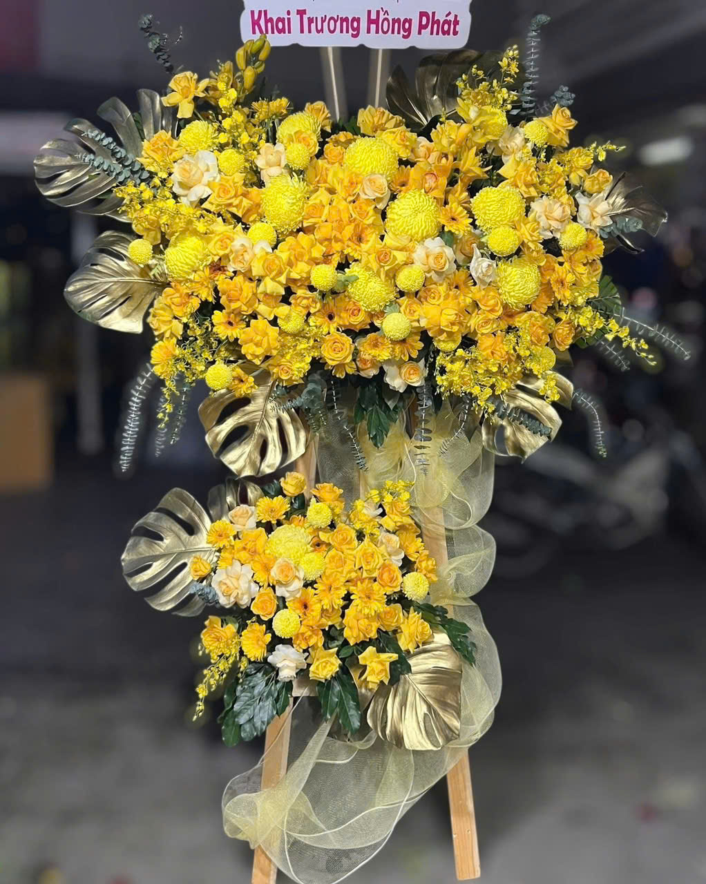 Kệ hoa chúc mừng D038