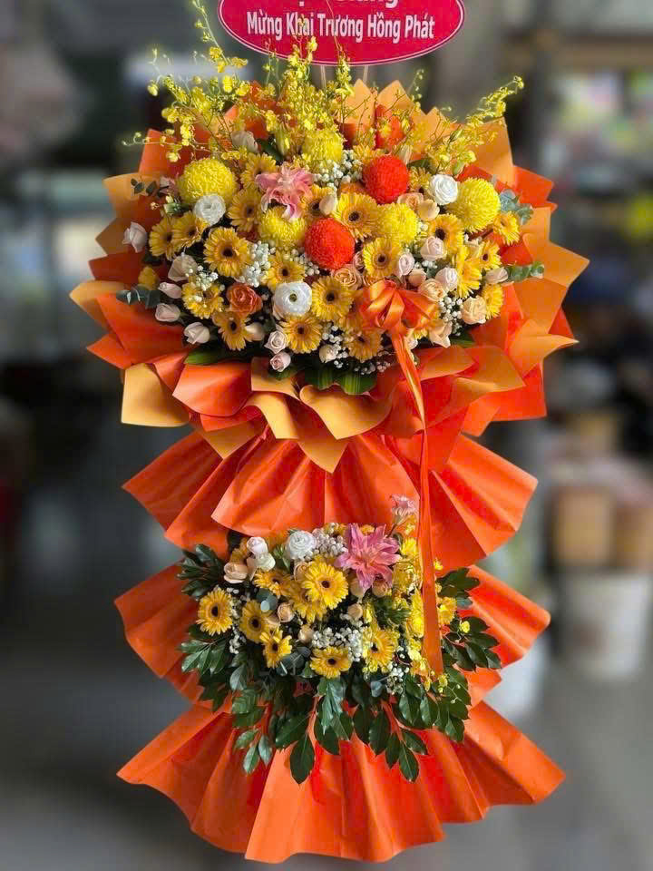 Kệ hoa chúc mừng D045
