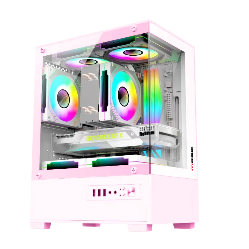 Thùng máy Case Magic MIX - Hồng | Micro ATX, không kèm fan