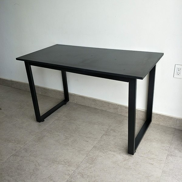 Bàn Gaming Chữ U | Chân đen, mặt đen