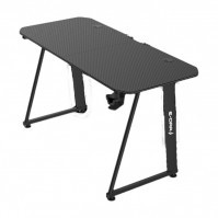 Bàn Gaming E-Dra EGT1460A | Chân đen, mặt bàn carbon