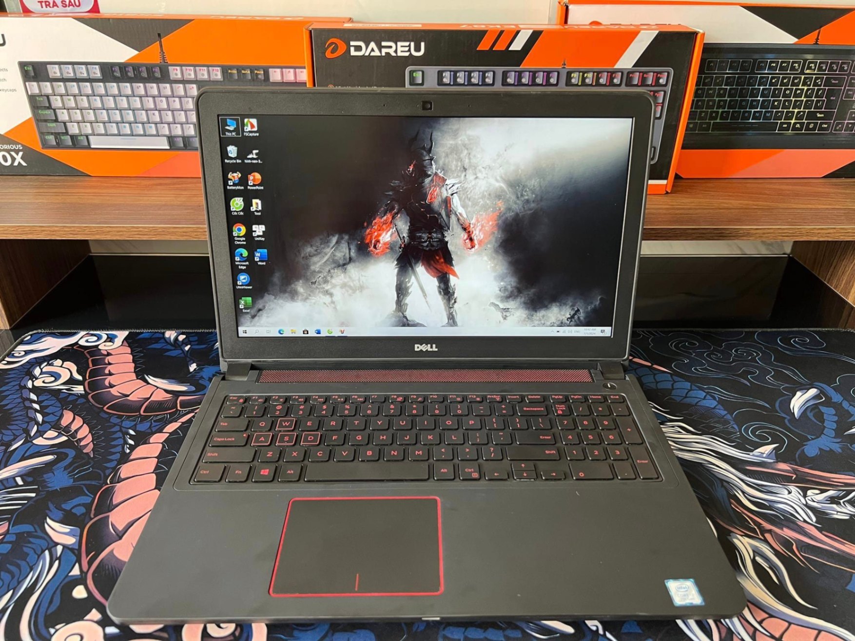 [Like New] Dell Inspiron 5577 (Core i5-7300HQ, 8GB, 500GB + 128GB, VGA 4GB GTX 1050, 15.6' FHD)
