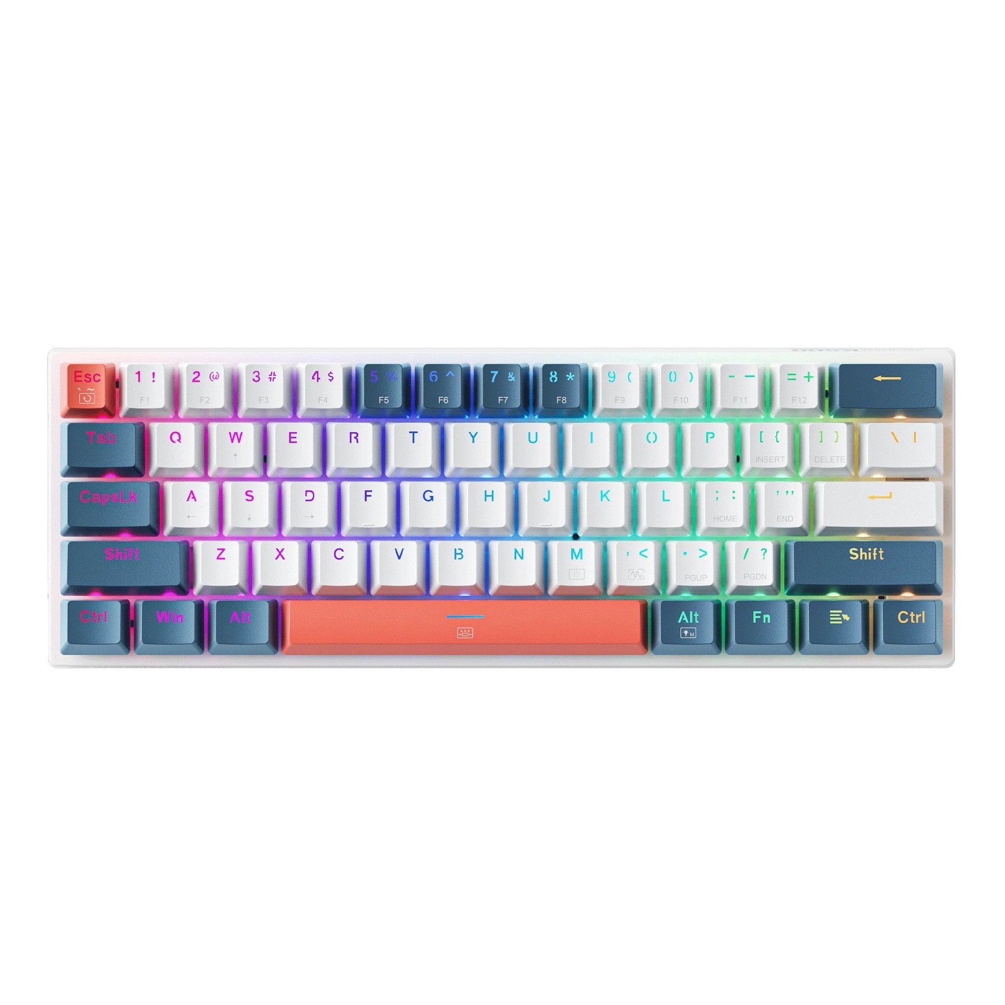 Bàn phím cơ Machenike K500-B61 | Brown Switch, có dây
