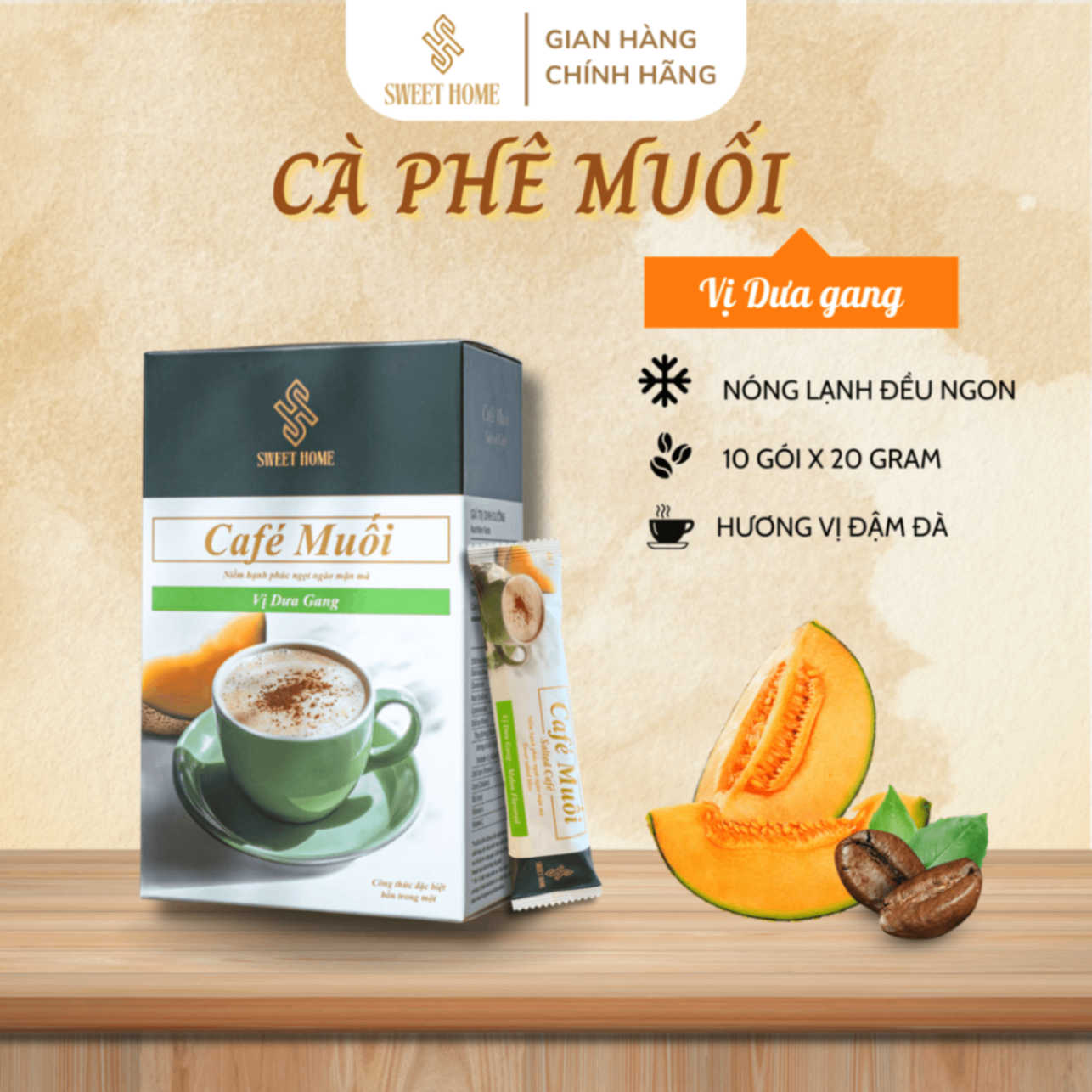 Cà Phê Muối Vị Dưa Gang