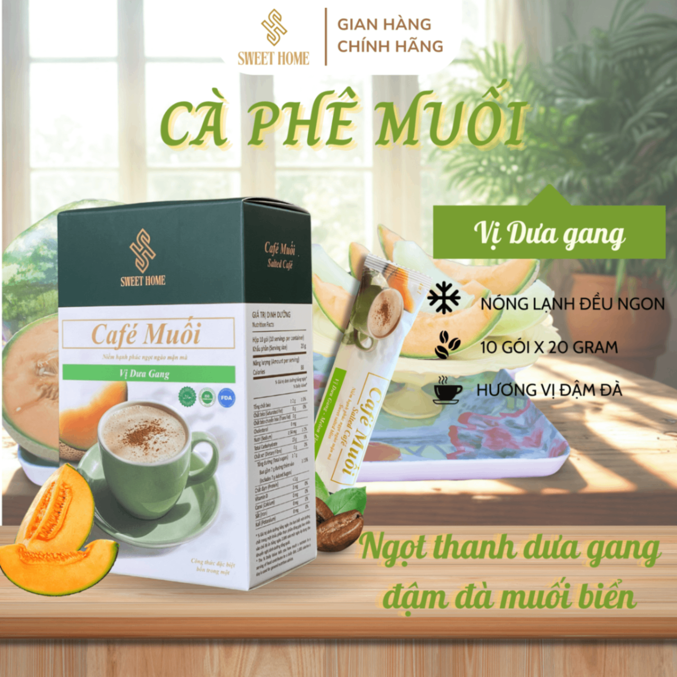 Cà Phê Muối Vị Dưa Gang