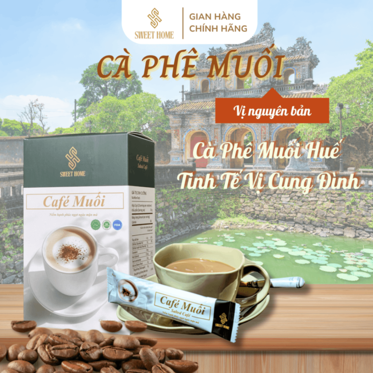 Cà Phê Muối Vị Nguyên Bản