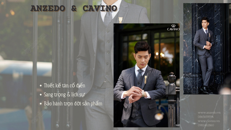 Thương hiệu thời trang Vest Cavino