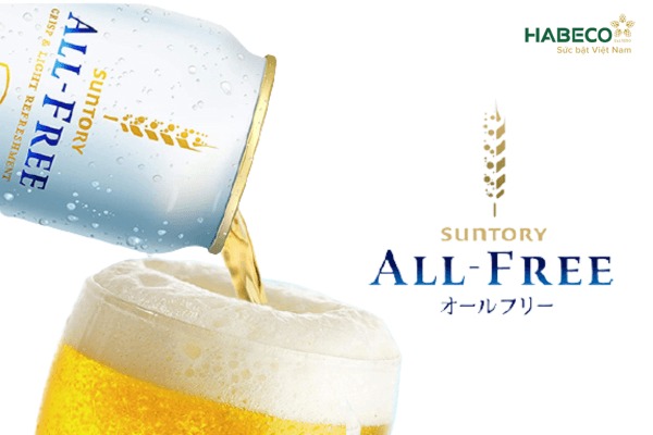 Bia 0 độ Suntory All Free