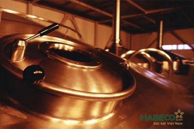 quy trình sản xuất bia hơi