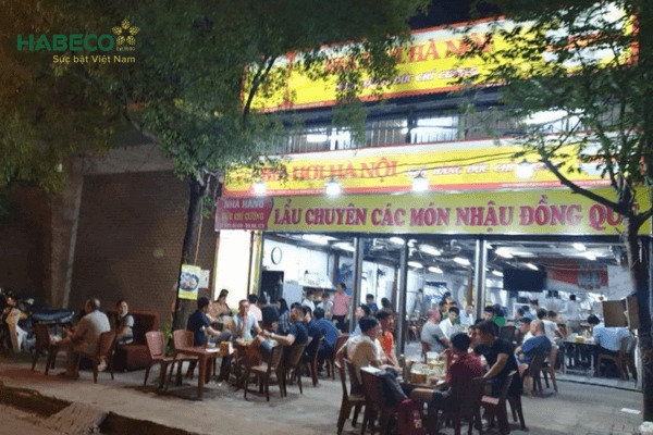 Bia Hơi Hà Nội Mộc Thủy Quán tại Sài Gòn