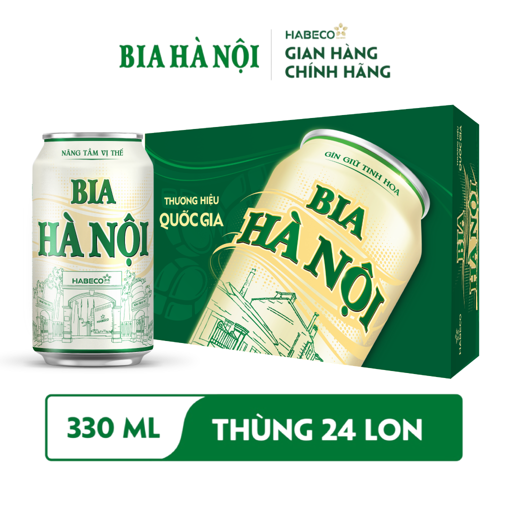 Giá bia Hà Nội nhãn xanh