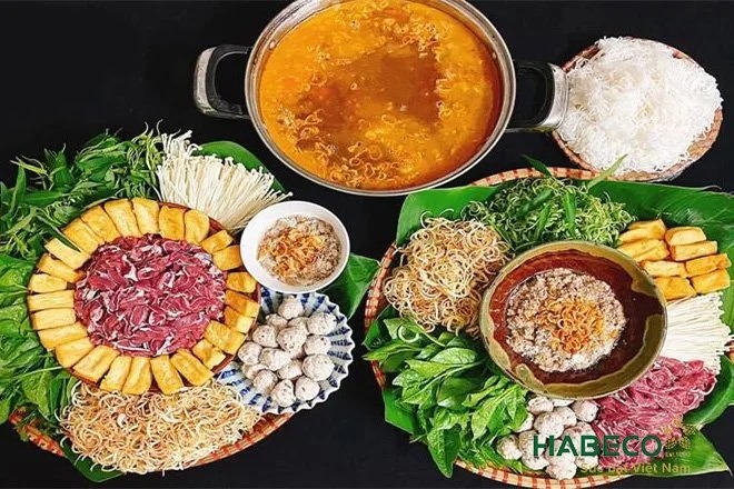 Món lẩu nhậu với bia ngon