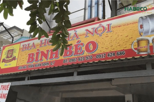 Bình Béo - Cửa hàng bia hơi Hà Nội hàng đầu Sài Gòn