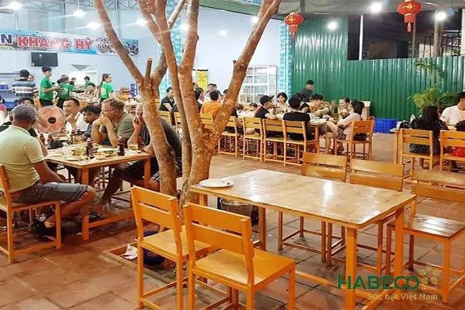 Decor quán nhậu bình dân